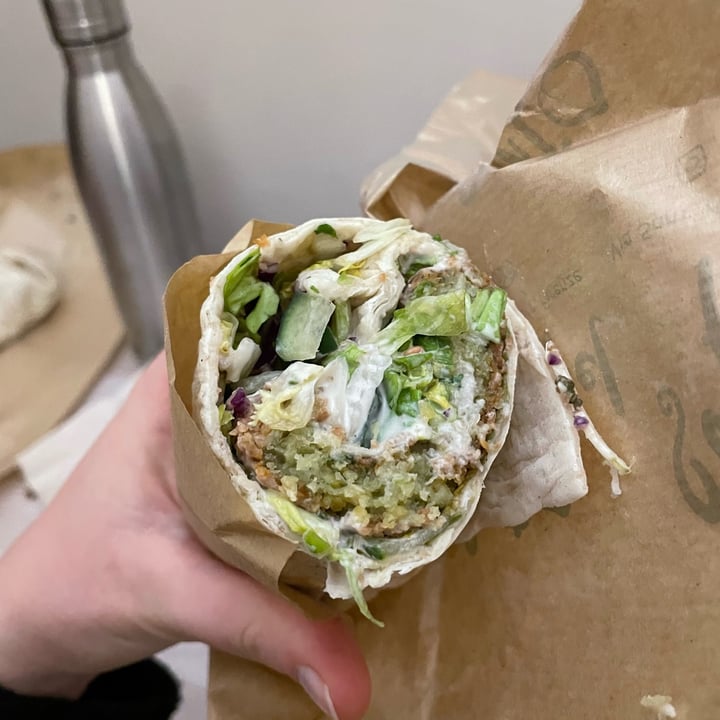 photo of Santo Falafel Falafel wrap shared by @elibenedict on  12 Apr 2022 - review