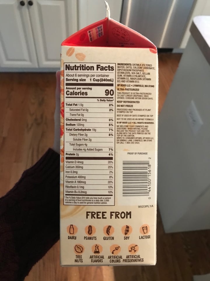 photo of Planet Oat Oatmilk Original shared by @curvycarbivore on  18 Dec 2019 - review