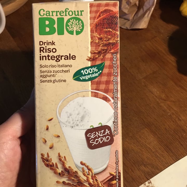 photo of Carrefour Bio Drink riso integrale shared by @chiara-migliore on  01 May 2022 - review