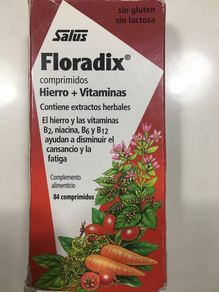 photo of Floradix Floradix Comprimidos Hierro+Vitaminas shared by @romiulloac on  20 Feb 2020 - review