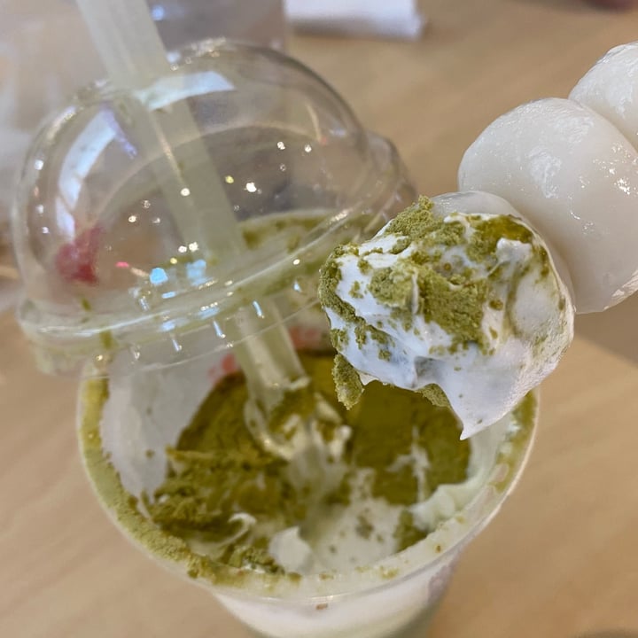 review photo of Chinese Tofu Magician 半仙豆夫 313@Somerset Matcha Soymilk with Jade White Balls shared by @tabs on 29 May 2022 - review
