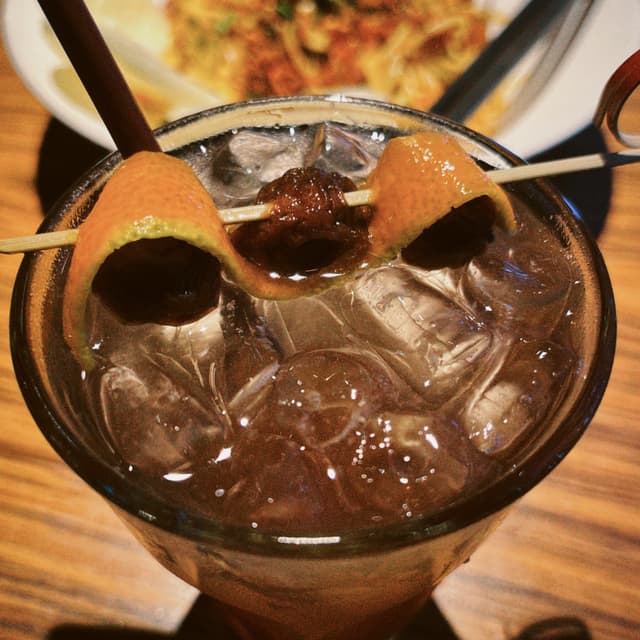 菜肴“Apricot and rosemary mocktail”的照片
