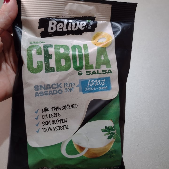 photo of Belive be free Snack Assado Sabor Cebola E Salsa shared by @pimentelmp on  08 May 2022 - review