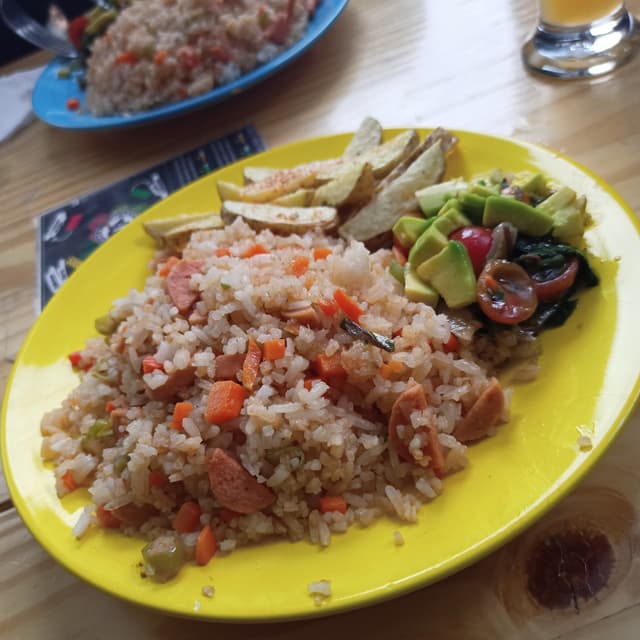 Photo of the dish “Arroz Atollado Vegano”