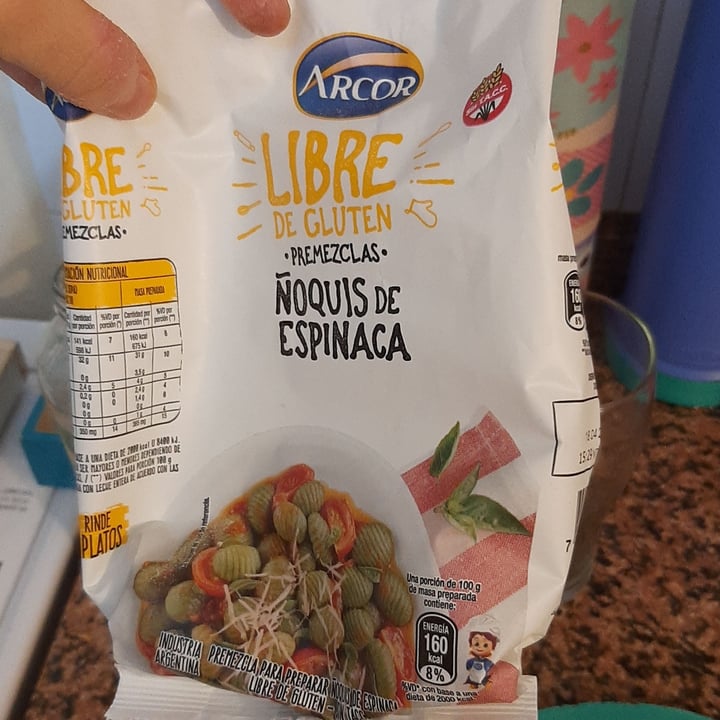 photo of Arcor Pre mezcla  ñoquis sin tacc shared by @valensi on  24 Oct 2020 - review