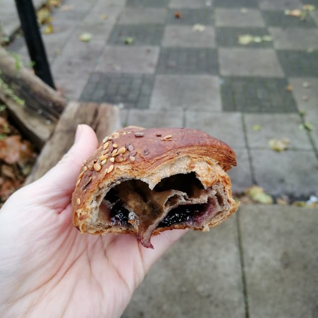 Photo of the dish “Blueberry Croissant”