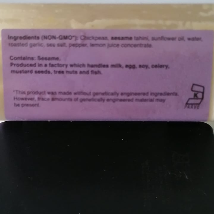 review photo of Esti Roasted Garlic Hummus shared by @brunoluigi on 16 Dec 2022 - review