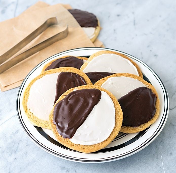black and white cookie