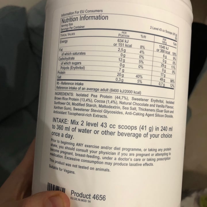 photo of Lifeplus Vegan Protein Shake shared by @anacll98 on  20 Nov 2020 - review