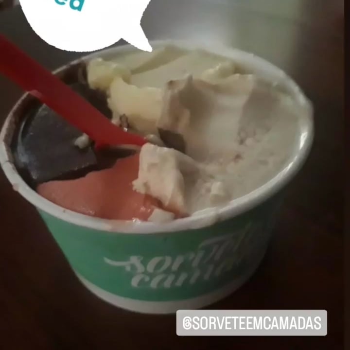 review photo of Sorvete em Camadas Gelatos Artesanais shared by @gabrielaalegre on 28 Apr 2022 - review
