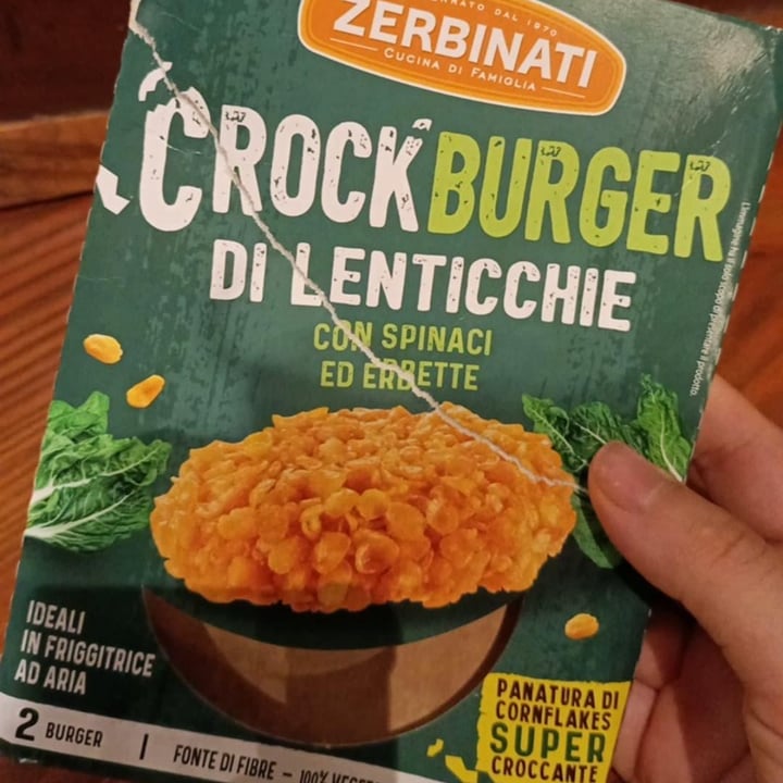 photo of Zerbinati Crockburger Di Lenticchie Con Spinaci Ed Erbette shared by @kitsune89 on  11 Oct 2022 - review