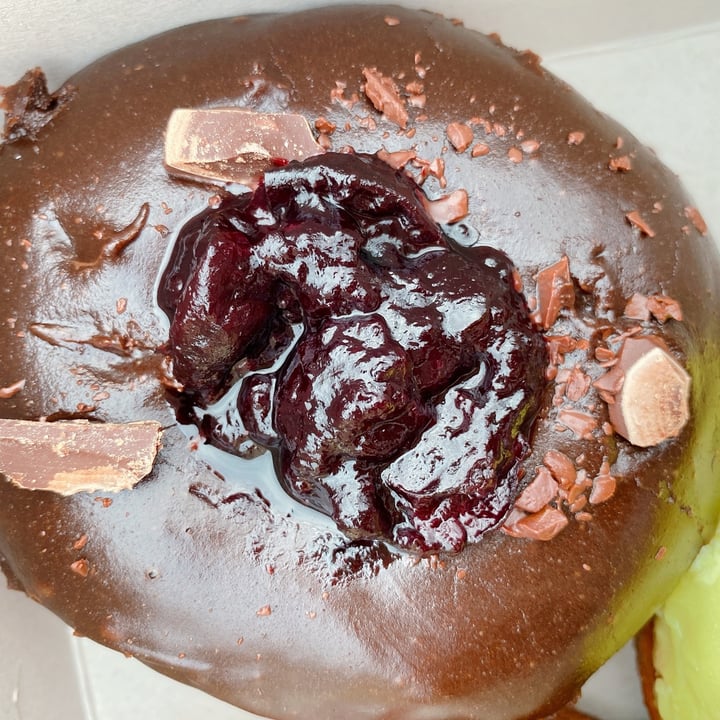 photo of Grumpy & Runt | Little Deli & Donuts Cherry Choc Donut shared by @grapetown on  18 Aug 2020 - review