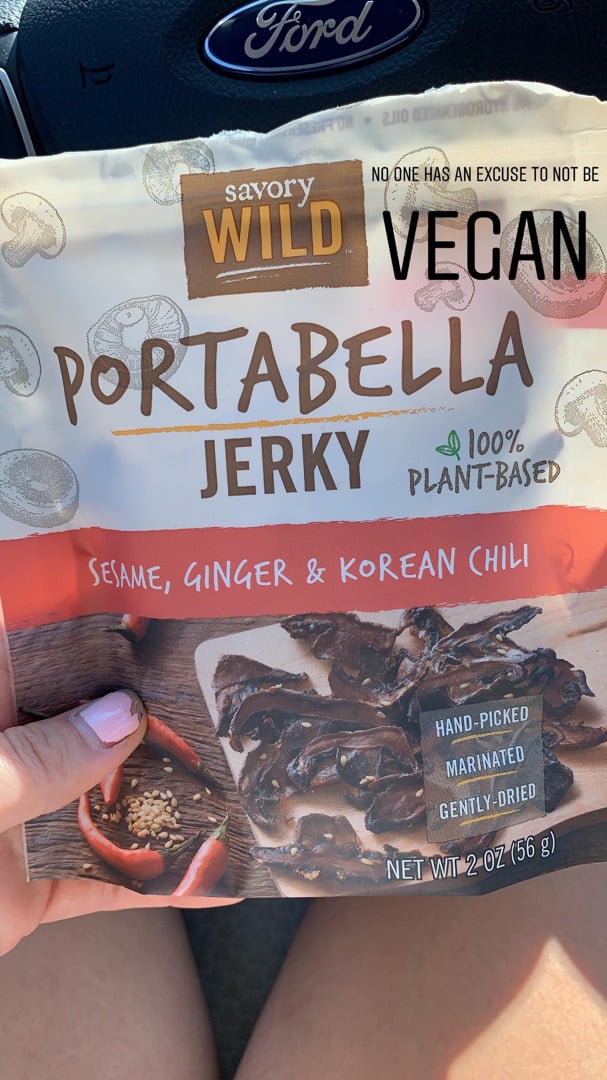 photo of Savory Wild Portabella Jerky shared by @nickleversace on  24 Jul 2019 - review