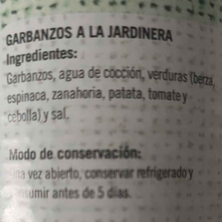 photo of Hacendado Garbanzos a la jardinera shared by @neusgallego on  06 Feb 2022 - review