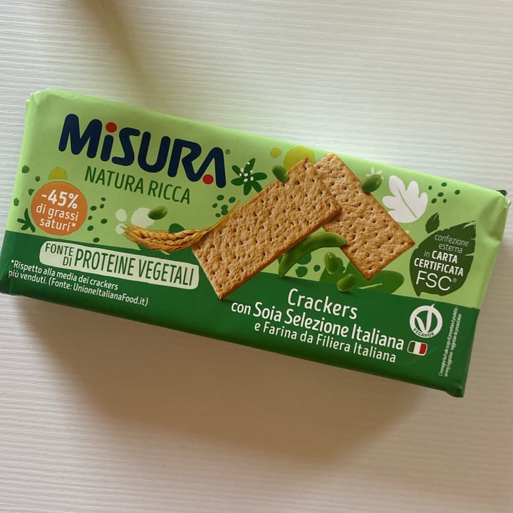 photo of Misura Crackers con Soia Selezione Italiana - Natura Ricca shared by @dpangrazzi01 on  29 Mar 2022 - review