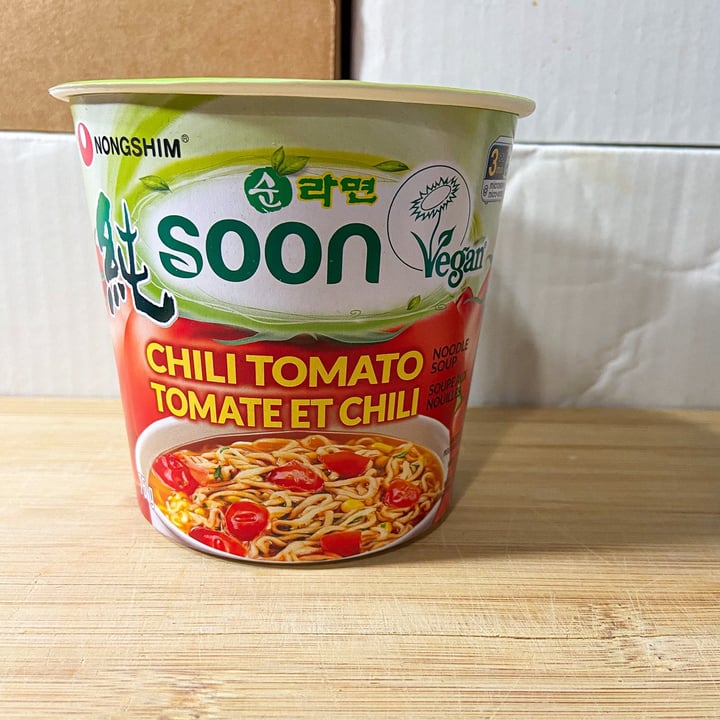 review photo of NONGSHIM (농심) Soon Chili Tomato Noodle Soup shared by @vbolieuv on 11 Oct 2022 - review
