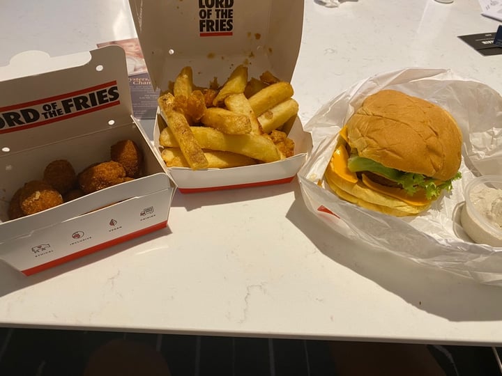 photo of Lord of the Fries - George Street Chilli burger, nuggets and thick fries with mayo shared by @munir on  05 Feb 2020 - review