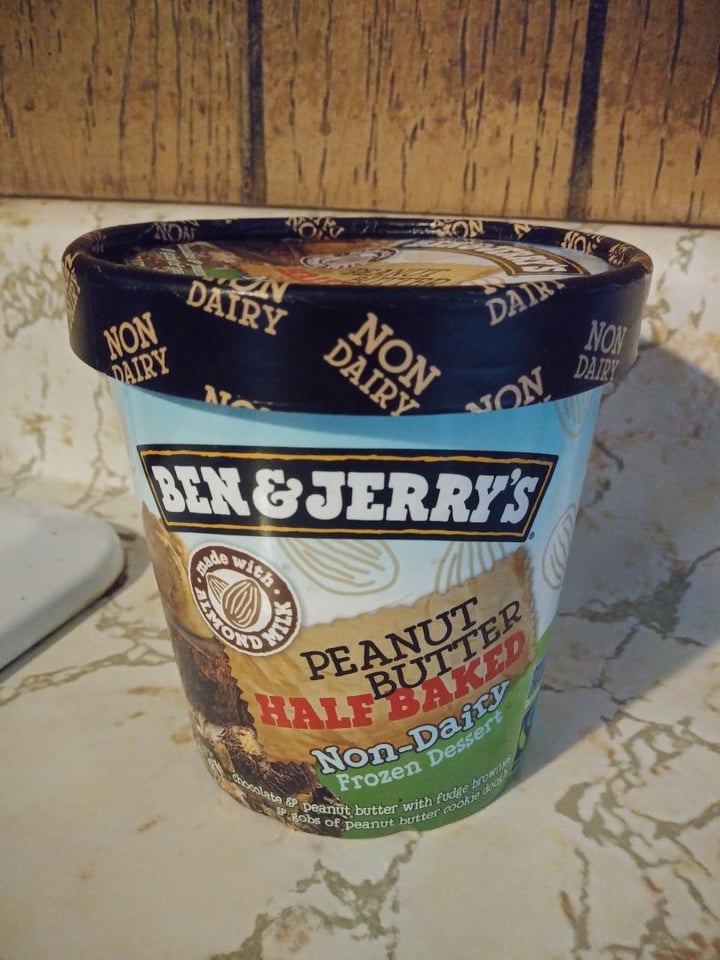 photo of Ben & Jerry's Peanut Butter Half Baked Non-Dairy Frozen Dessert shared by @michaelmann on  02 Sep 2019 - review