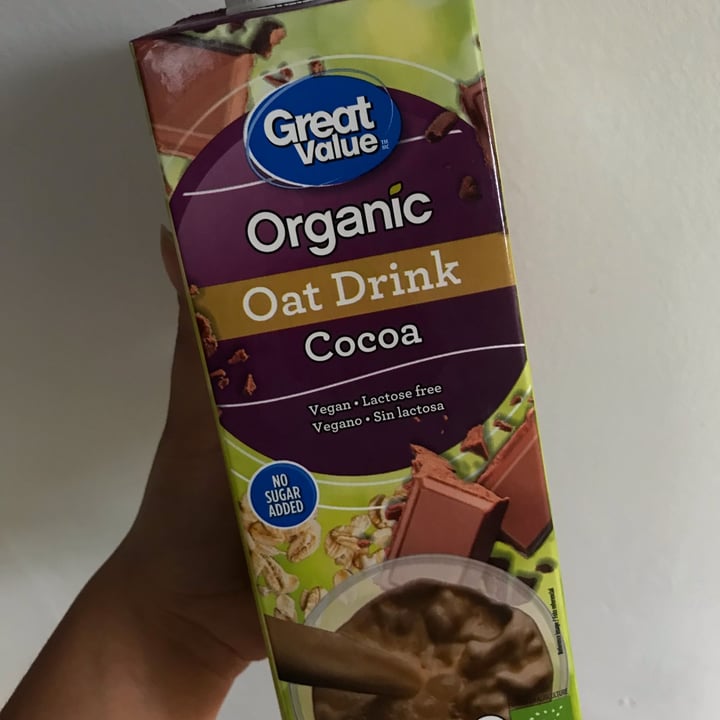 review photo of Great Value Oat Drink Cocoa shared by @sofiagg on 07 Jan 2022 - review