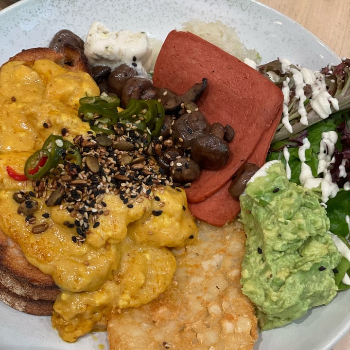 HOME Vegan Bar Docklands, Australia Big Vegan Breakfast Review abillion