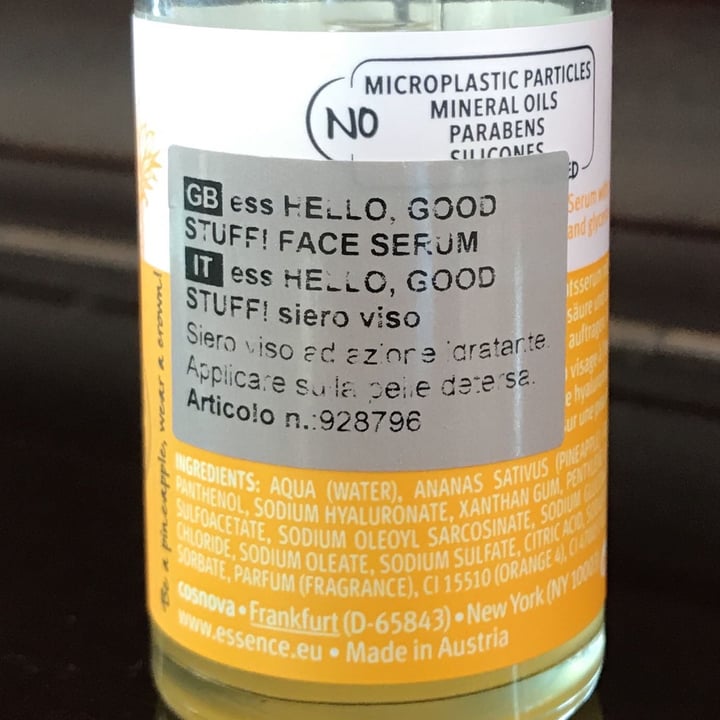 photo of Essence  Hello, good stuff! Face serum shared by @asia7 on  17 Feb 2022 - review