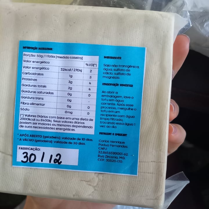 review photo of Minas Tofu Tofu Frescal shared by @beatrizagns on 20 Jan 2022 - review