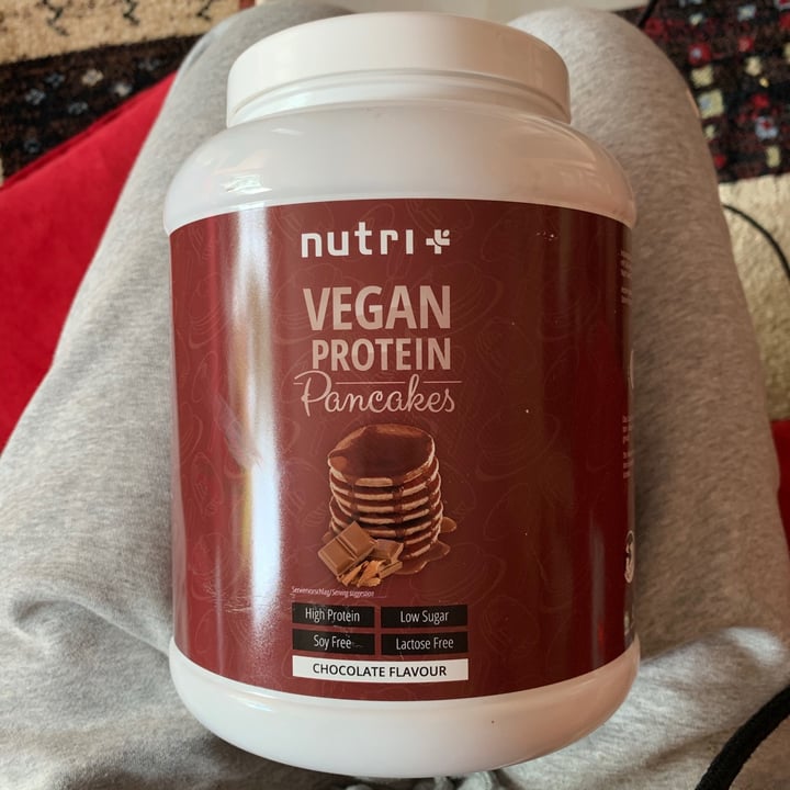 review photo of nutri+ Protein Pancakes Chocolate shared by @veganskanelbullar on 29 Apr 2020 - review