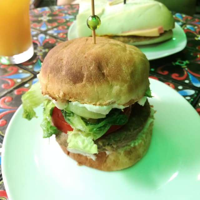 Foto del piatto “Hamburguesa de soja”