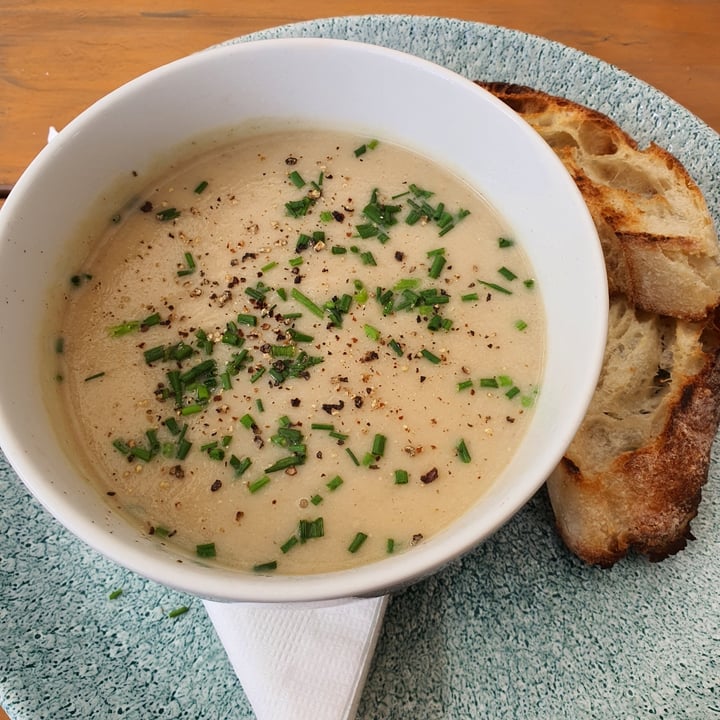 photo of Whole Earth Cafe Roasted Cauliflower & Truffle Soup shared by @theflipsideofg on  16 May 2021 - review