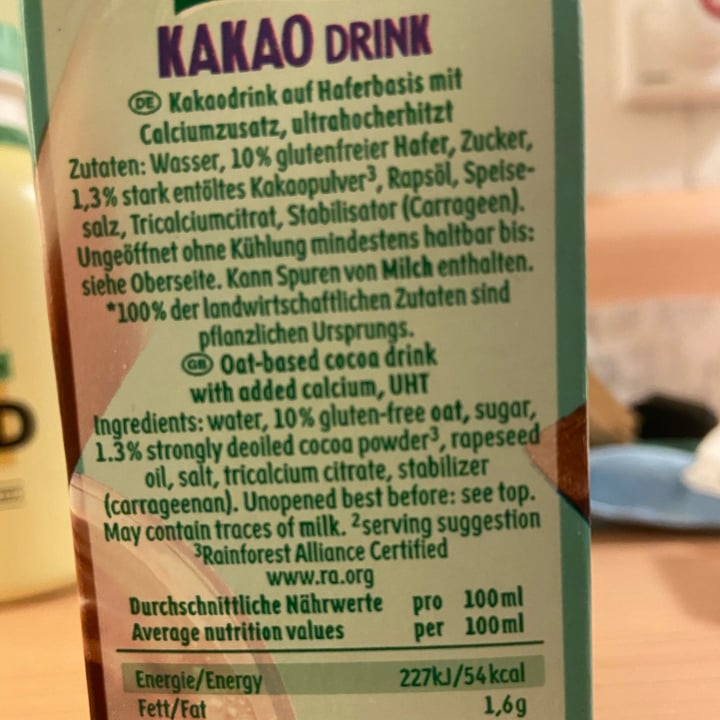 photo of Milram kakao drink shared by @fxk on  17 Jul 2022 - review