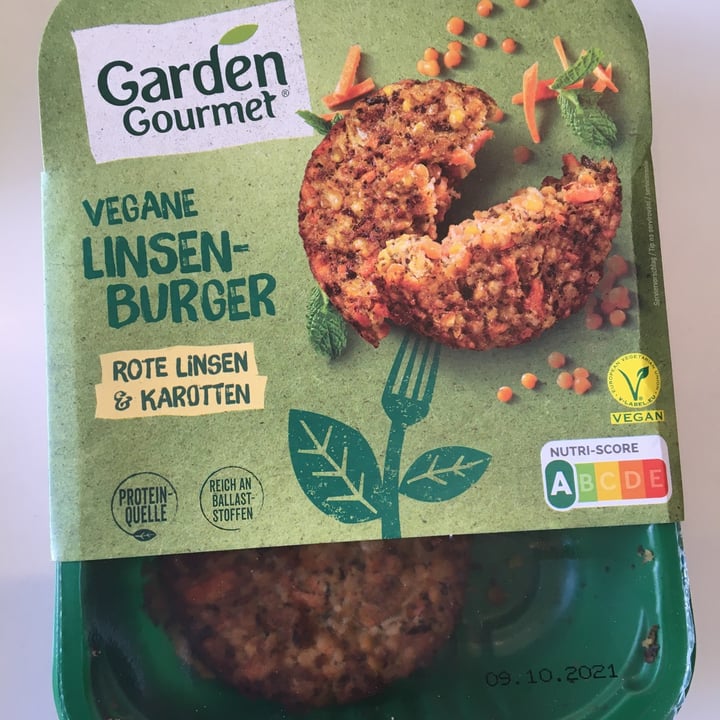 review photo of Garden Gourmet Vegane Linsen-Burger shared by @flexetarier on 30 Sep 2021 - review