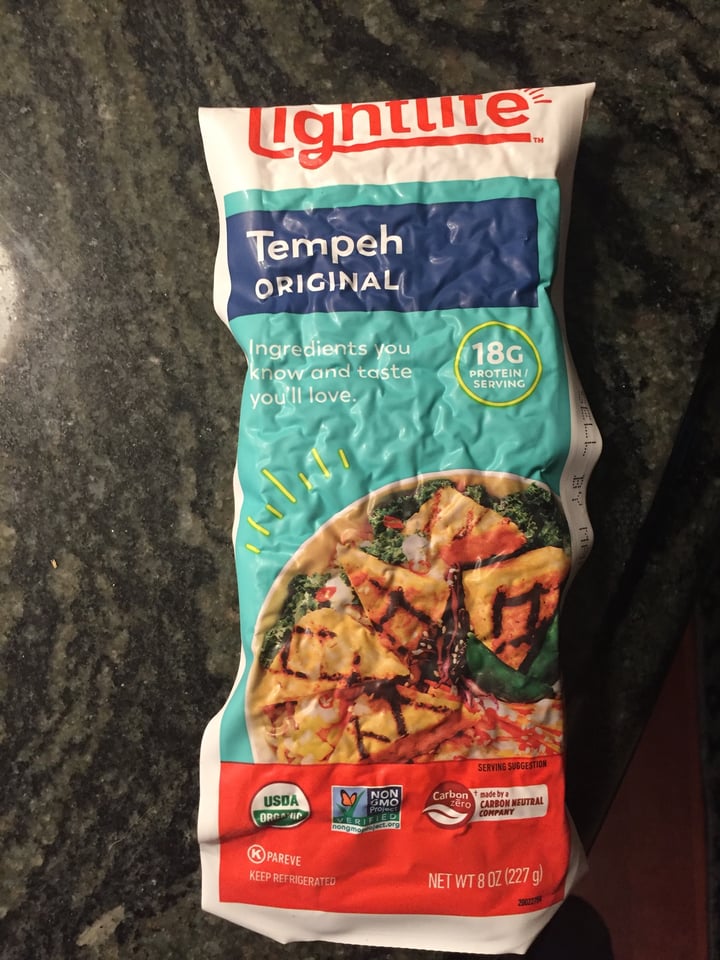 review photo of Lightlife Original Tempeh shared by @dlouhyveg on 01 Jan 2021 - review