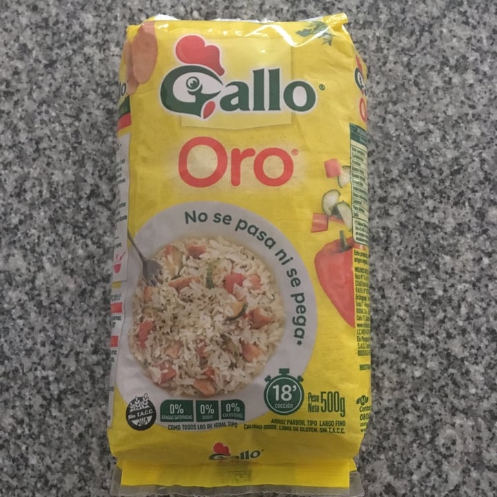 photo of Gallo Arroz Gallo Oro shared by @flore on  07 Apr 2020 - review