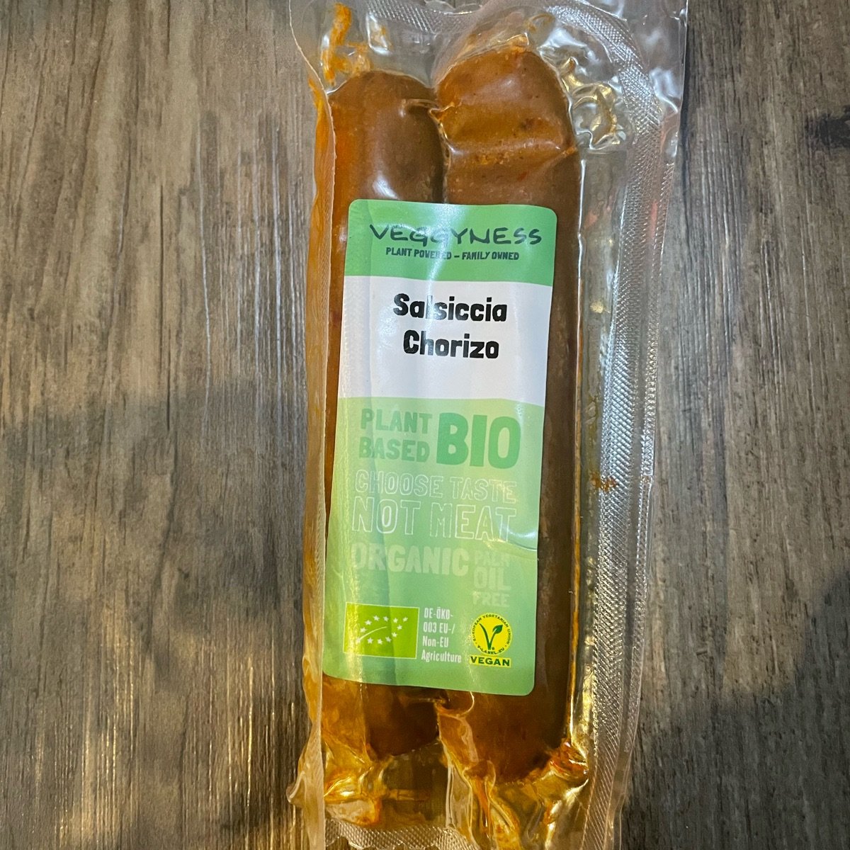 Salsiccia chorizo from Veggyness - Vegan Product Reviews & Ratings ...