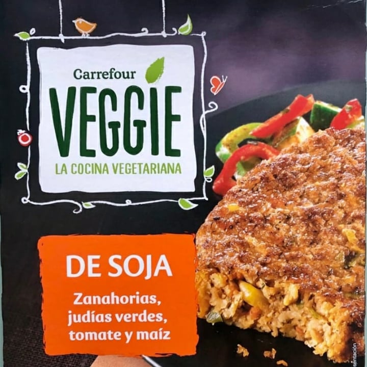 photo of Carrefour  De Soja Zanahoria, Judias Verdes, Tomate y Maiz shared by @dejalosquevivan on  12 Jan 2022 - review