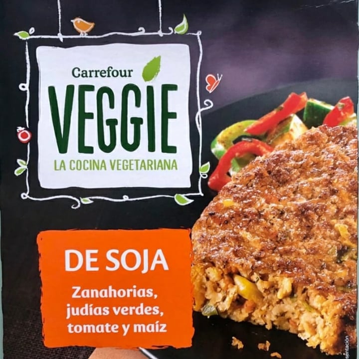 review photo of Carrefour De Soja Zanahoria, Judias Verdes, Tomate y Maiz shared by @dejalosquevivan on 12 Jan 2022 - review