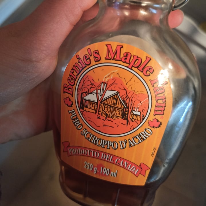 photo of Bernies's maple farm Puro sciroppo d'acero shared by @lauragigliotti on  13 Apr 2022 - review