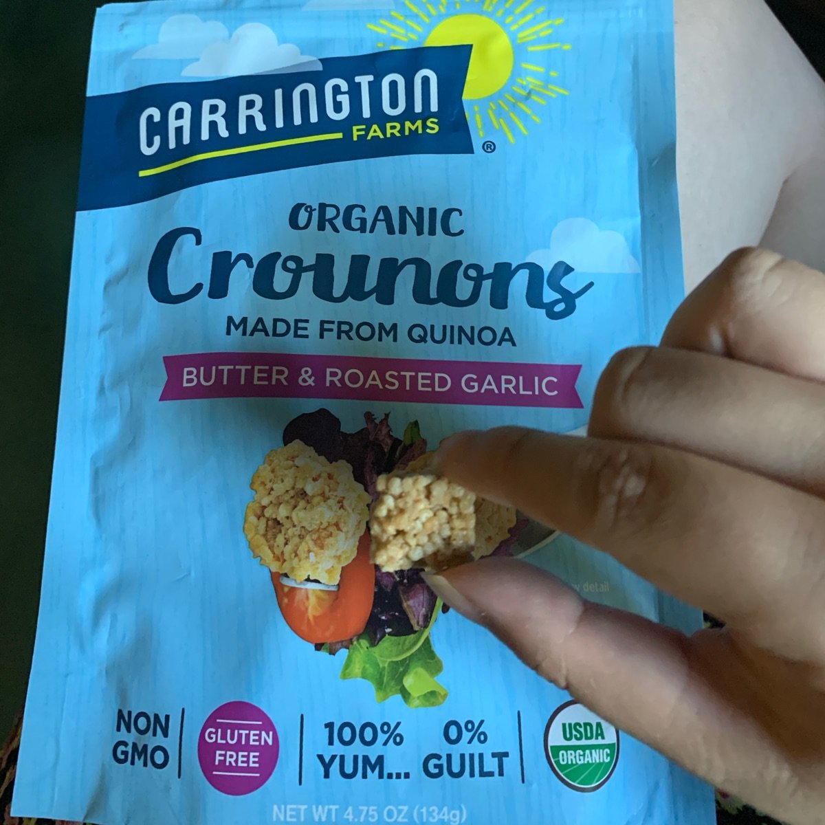 Carrington Farms Crounons butter and roasted garlic Reviews abillion