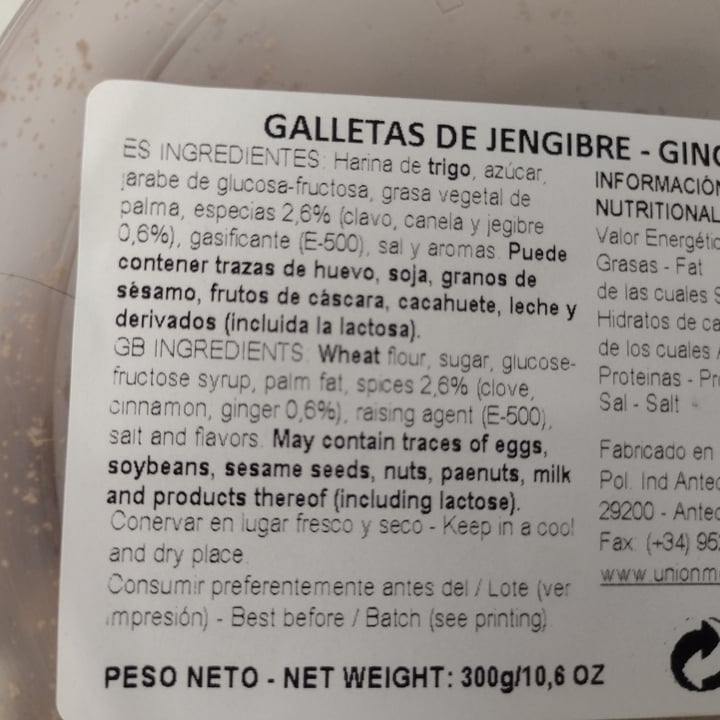photo of Mels Galletas de Jengibre Ginger shared by @crispmorais on  26 Sep 2022 - review