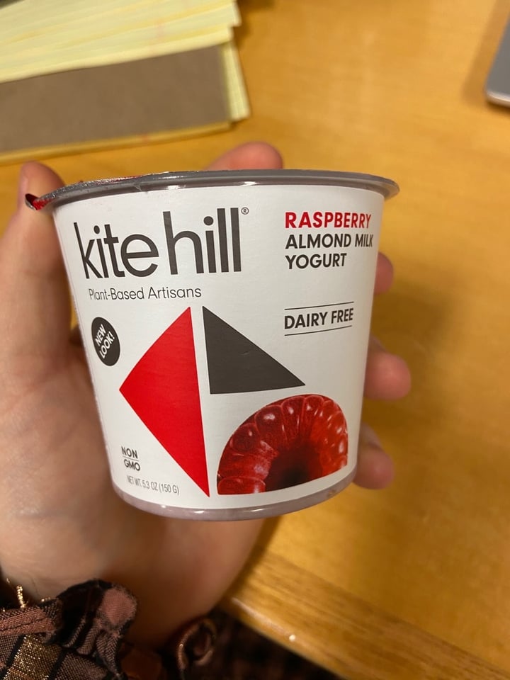 review photo of Kite Hill Raspberry Almond Milk Yogurt shared by @beccamarks on 23 Jan 2020 - review
