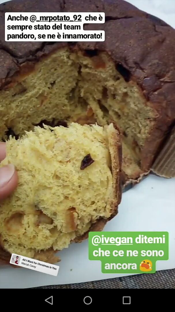 photo of Ivegan Dolce di Natale shared by @itsmichelakalos on  16 Mar 2020 - review