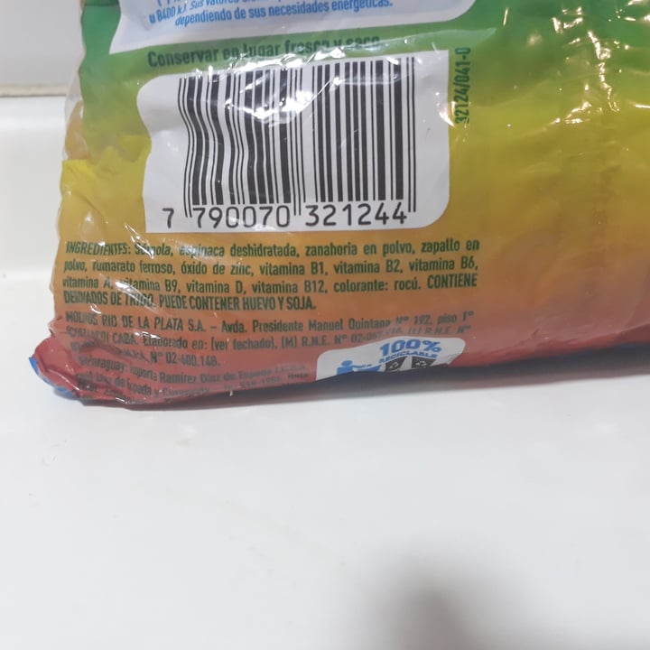 review photo of Lucchetti Fideos Tirabuzón Tres Vegetales shared by @bariglesias on 26 Aug 2020 - review