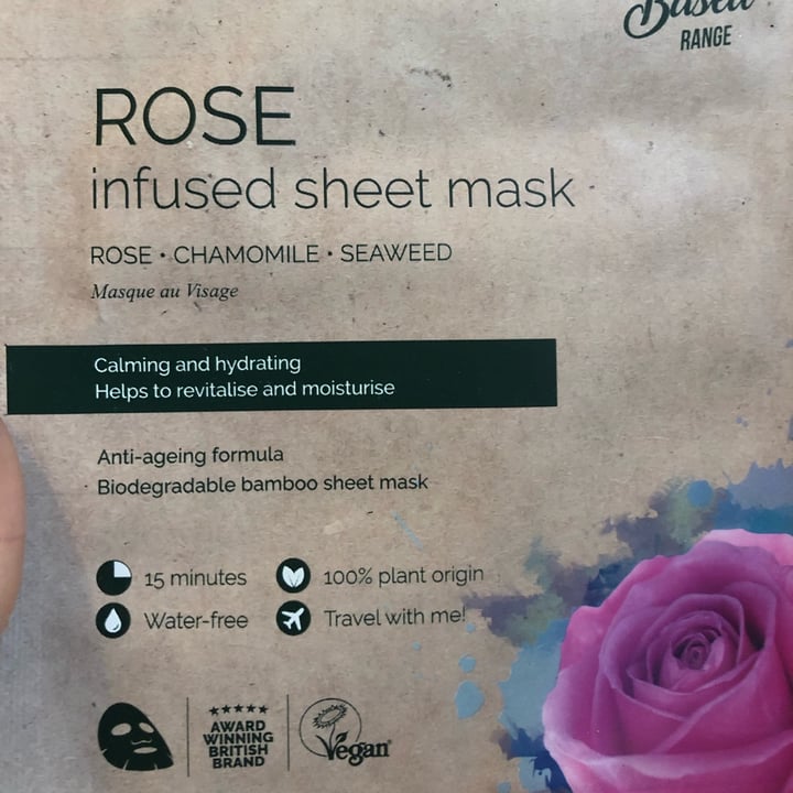 photo of Beauty Pro Ltd Rose Infused sheet Mask shared by @elisafurlan on  01 Dec 2021 - review