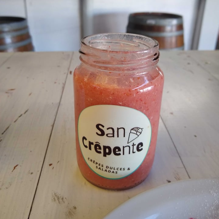 review photo of San Crêpente Batido de mango, coco y fresa al agua shared by @leonelvonk on 13 Feb 2022 - review