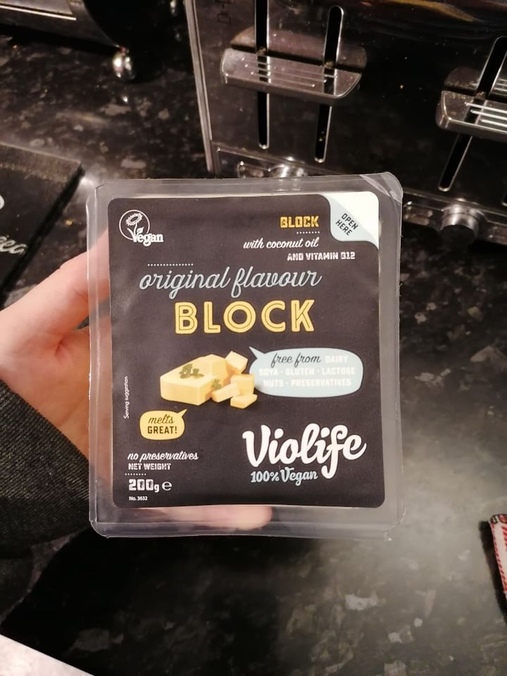 photo of Violife Mozzarella Flavor Block shared by @louievarley on  06 Dec 2019 - review