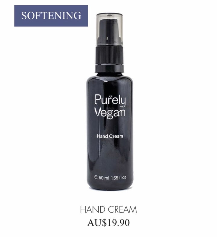 photo of Purely Vegan Hand Cream shared by @purelyvegan on  16 Apr 2020 - review
