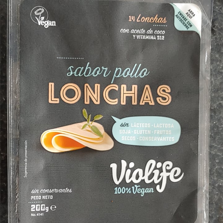 photo of Violife Lonchas sabor pollo shared by @luavilchez on  01 Jan 2021 - review