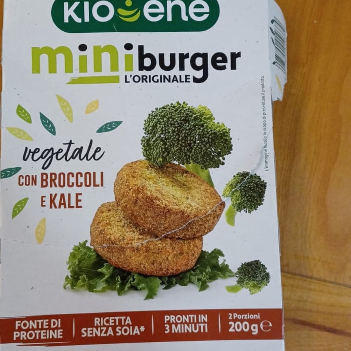 photo of Kioene Burger broccoli & Kale shared by @lizzieveg on  31 Jan 2022 - review