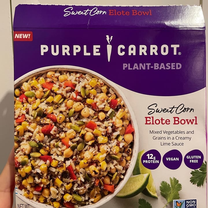 photo of Purple Carrot Sweet Corn Elote Bowl shared by @stephmh17 on  28 Sep 2021 - review