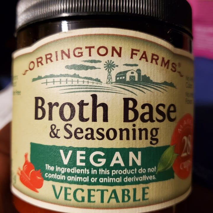 photo of Orrington Farms Vegan Vegetable Broth Base & Seasoning shared by @argosylvia on  05 Nov 2020 - review